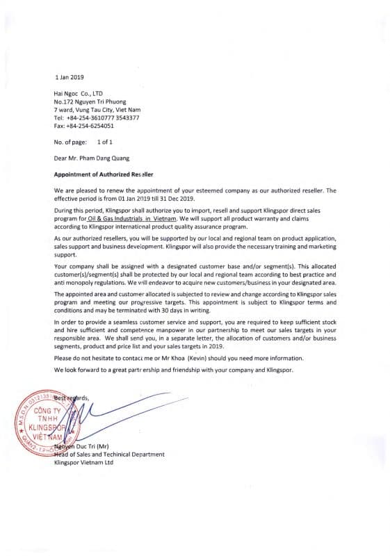 Đại lý Hải Ngọc 2019